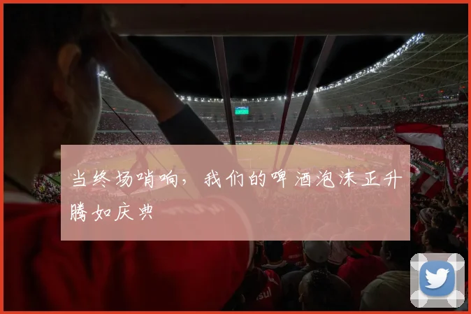 当终场哨响，我们的啤酒泡沫正升腾如庆典